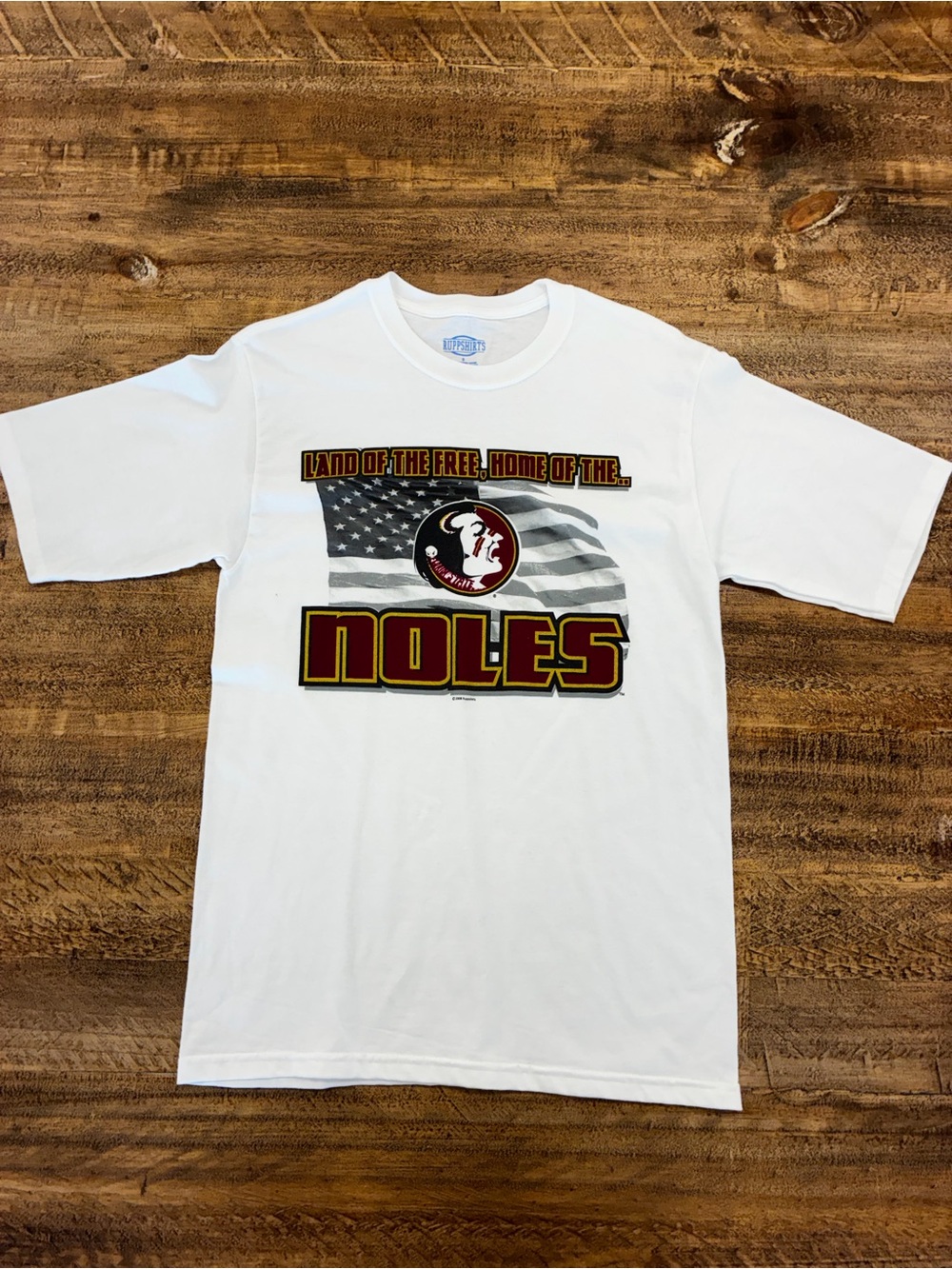 'Noles' White Short Sleeve Tee Florida state seminoles
